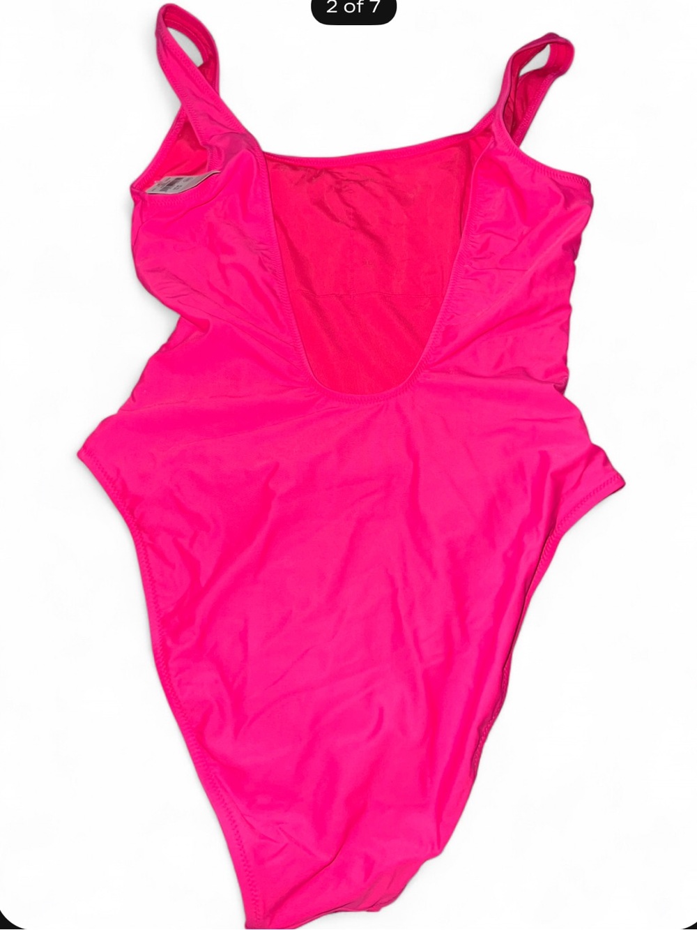 aerie Hot Pink 'Capricorn' One-Piece Cheekiest Swimsuit - Picture 2 of 7